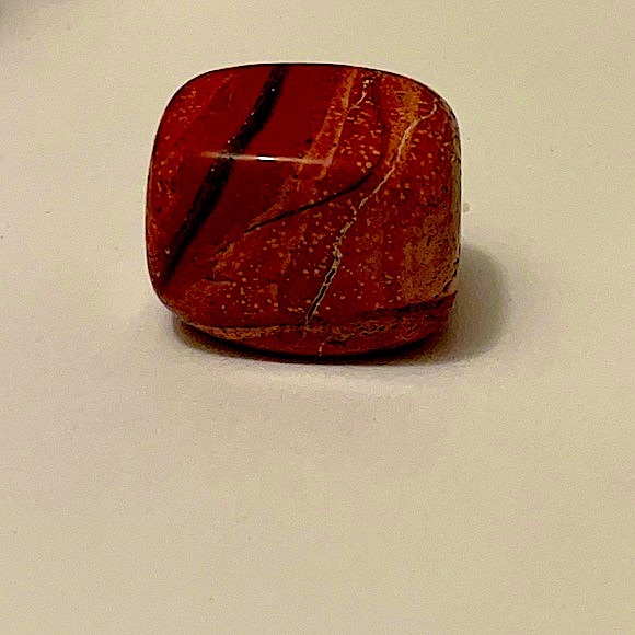 🍒BOGO🍒 Rectangle Red Jasper bits Carved & Polished ♥️ - Picture 4 of 15